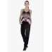 Calça Reta Rolamoça Run More Velvet Plume UV Peta - 05151-PT