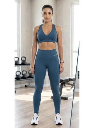 Legging Estilo do Corpo Powerfit - 6254 Azul