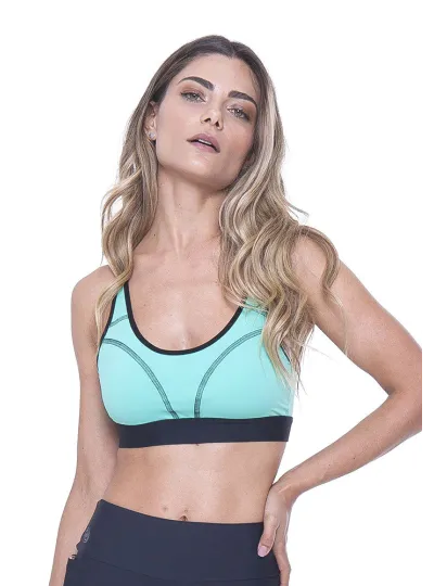 Top Rolamoça Aqua Fit Alças Reguláveis Essencial Verde - 04168-VD14