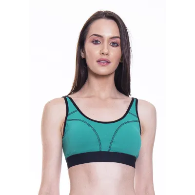 Top Rolamoça Aqua Fit Alças Reguláveis Essencial Verde - 04168-VD39PT