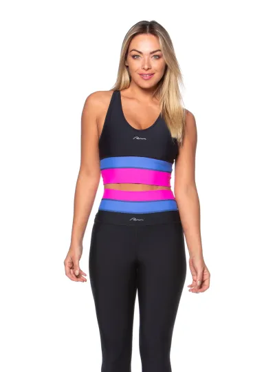 Top Rolamoça Run More Alongado Compression - 04393-PTAZ01