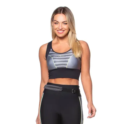 Top Rolamoça Run More Alongado Compression - 04394-PTSBF930