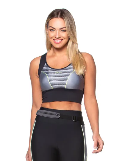 Top Rolamoça Run More Alongado Compression - 04394-PTSBF930