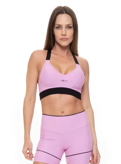 Top Rolamoça Run More Alta Sustentação Compression - 04366-RX22