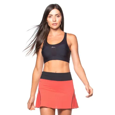 Top Rolamoça Run More Alta Sustentação Sem Bojo Fashion Sport - 04399-PT