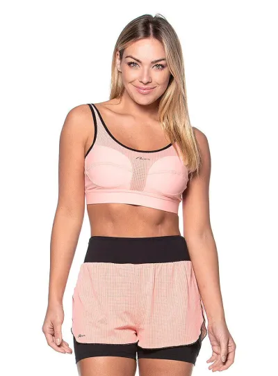 Top Rolamoça Run More Alta Sustentação Sem Bojo Fashion Sport - 04399-RS34