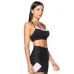 Top Rolamoça Run More Aqua Fit Preto - 04404-PTBC