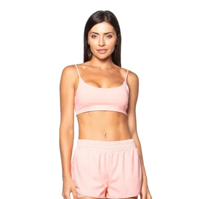 Top Rolamoça Run More Basic Essencial Rosa - 04408-RS34