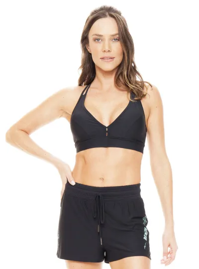 Top Rolamoça Run More Compression Com Porta Celular - 04360-PTAZ09