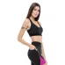 Top Rolamoça Run More Sustentação Máxima Compression Preto - 04428-PT
