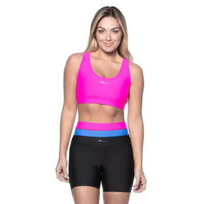 Top Rolamoça Run More Tiras Nas Costas Essencial Rosa - 04370-RS21