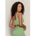 Top Rolamoça Runmore Basic Power Fit Verde - 04446-VD25VD11