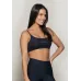 Top Rolamoça Runmore Faixa Com Alças Compression Preto - 04514-PT