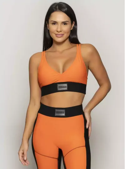 Top Rolamoça Runmore Gym Team - 04495-LJ04