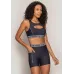 Top Rolamoça Runmore Para Corrida Compression Preto - 04456-PTBC