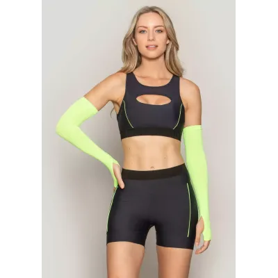 Top Rolamoça Runmore Para Corrida Compression Preto - 04456-PTVD11