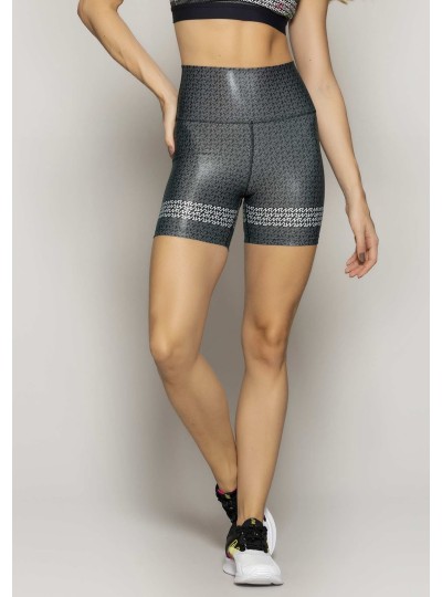 Bermuda Rolamoça Run More Reversível Cintura Alta Estampada 11284 Suf 003