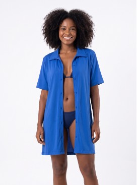 Chemise Manga Curta Arsiè - 06B.160.5055 Azul Guaíba