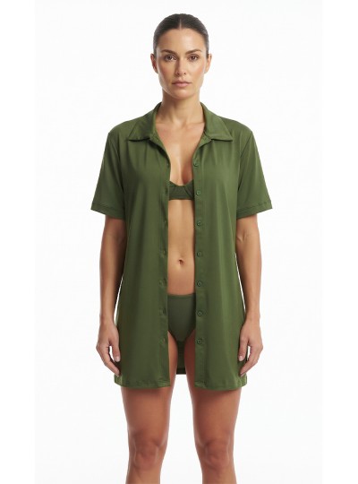 Chemise Manga Curta Arsiè - 06B.160.5055 Verde Militar
