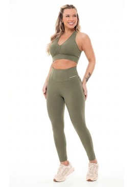 Legging Estilo do Corpo Powerfit - 6254 Verde Oliva