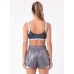 Short Duplo Estilo do Corpo Poly Puff - 80263 Chumbo