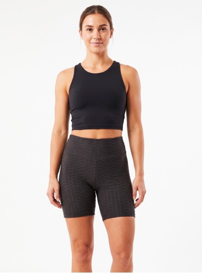 Short Meia Coxa Empina Bumbum Pop - Preto