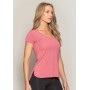 Blusa Alongada Rolamoça Run More New Trip Rosa - 01517-RS27