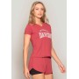 Blusa Rolamoça Run More Performance Decote V - 01553-FR08BC