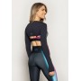 Blusa Cropped Rolamoça Run More Racer - 01560-PT