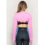 Blusa Cropped Rolamoça Run More Racer - 01560-RS16