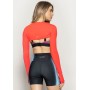 Blusa Cropped Rolamoça Run More Racer - 01560-VM03