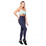 Calça Legging Rolamoça Runmore Emana Cós Alto Com Bolso Azul - 06548-AZ21