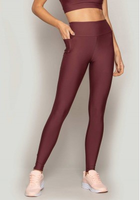 Calça Legging Rolamoça Run More Compression Com Bolso Bordo - 06549-BD03