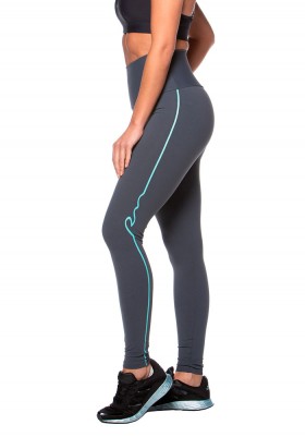 Calça Legging Rolamoça Runmore Power Fit Alta Compressão Cós Alto - 06562-CZ02AZ09