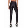 Calça Legging Rolamoça Runmore Cintura Alta Jacquard Preta - 06590-PT