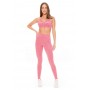 Calça Legging Rolamoça Runmore Cintura Alta Geométrico Rosa  - 06598-RS06