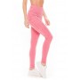 Calça Legging Rolamoça Runmore Cintura Alta Geométrico Rosa  - 06598-RS06