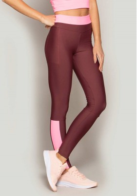 Calça Legging Rolamoça Run More Active Color Com Bolso - 06656-BD03RS08