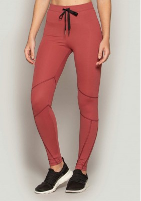 Calça Legging Rolamoça Runmore Cintura Alta Dual - 06671-FR08PT