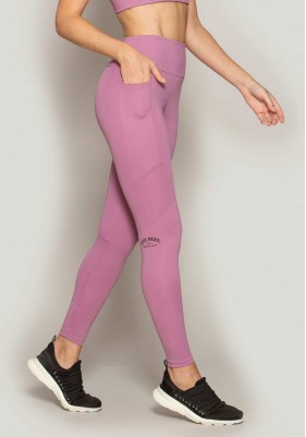 Calça Legging Rolamoça Runmore Dual Fit Com Bolsinho Roxo - 06675-RX25PT