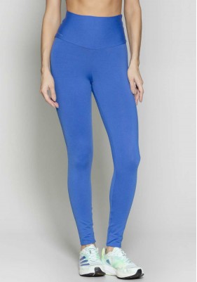 Calça Legging Rolamoça Runmore Cós Alto Power Fit Azul - 06686-AZ01