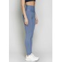 Calça Legging Rolamoça Runmore Cós Alto Power Fit Azul - 06686-AZ12