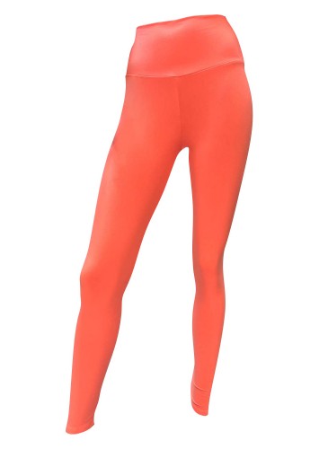 Calça Legging Rolamoça Runmore Cós Alto Power Fit Laranja - 06686-LJ84