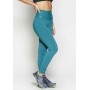 Calça Legging Rolamoça Runmore Cós Alto Power Fit Verde - 06686-VD12