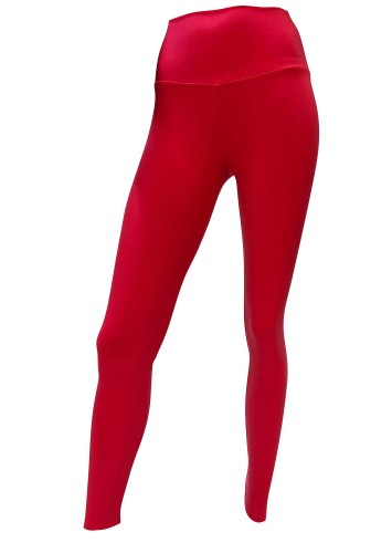 Calça Legging Rolamoça Runmore Cós Alto Power Fit Vermelha - 06686-VM01