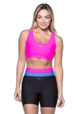 Top Rolamoça Run More Tiras Nas Costas Essencial Rosa - 04370-RS21